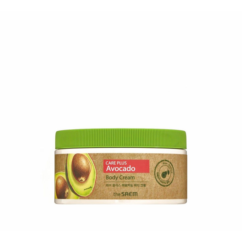 Крем для тела с экстрактом авокадо THE Saem Care Plus Avocado Body Cream - 1 шт  #1