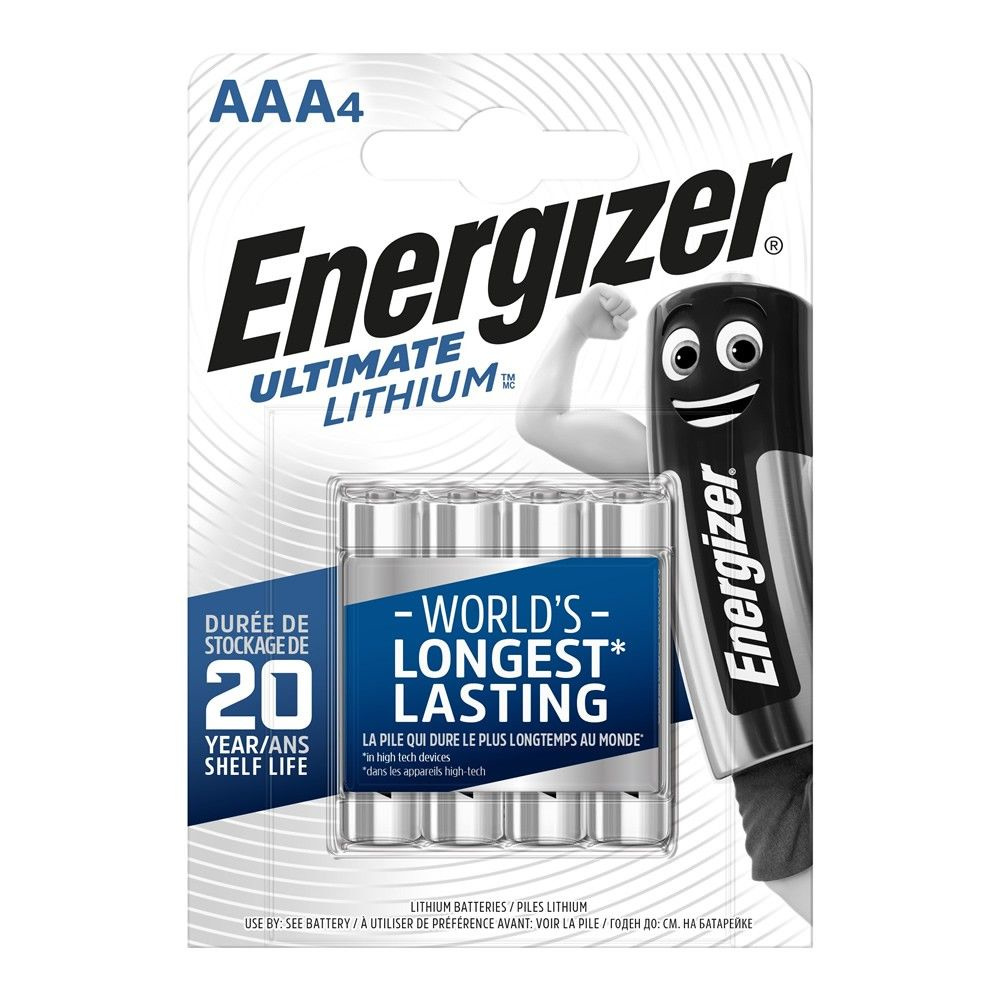 Energizer Батарейка AAA, Литиевый тип, 1,5 В, 4 шт #1