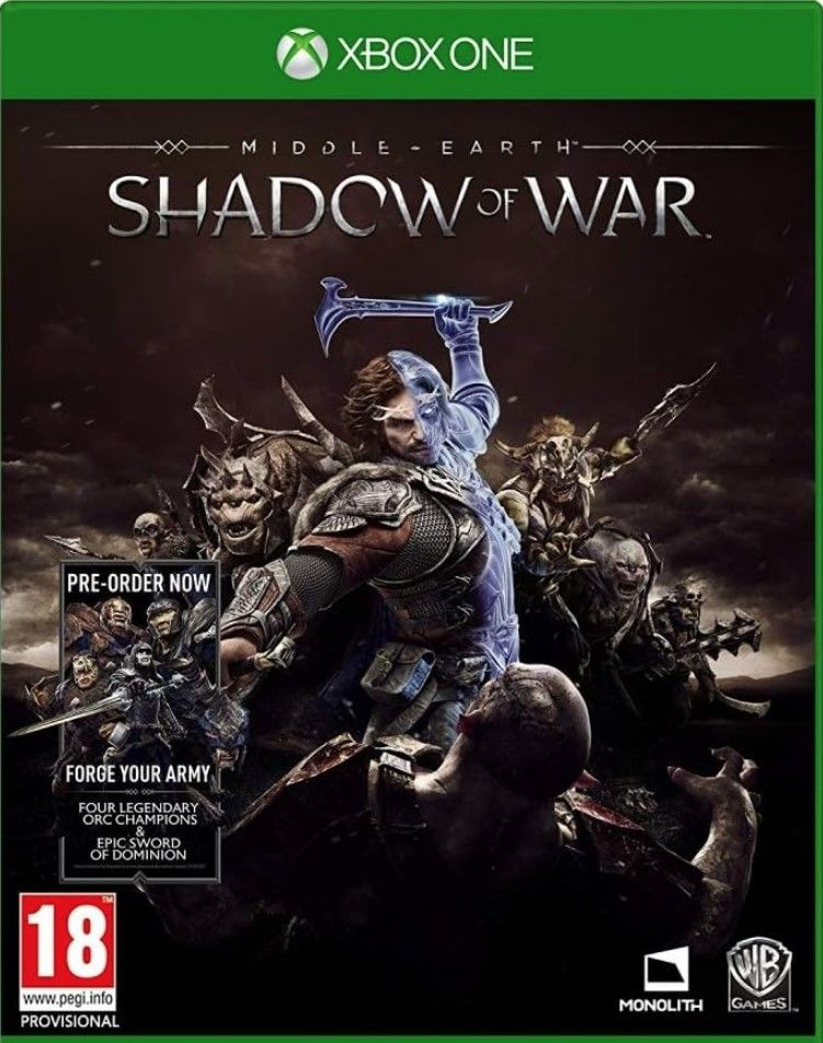 Игра Средиземье: Тени войны (Middle-Earth: Shadow of War) (Xbox One, Русские субтитры)  #1