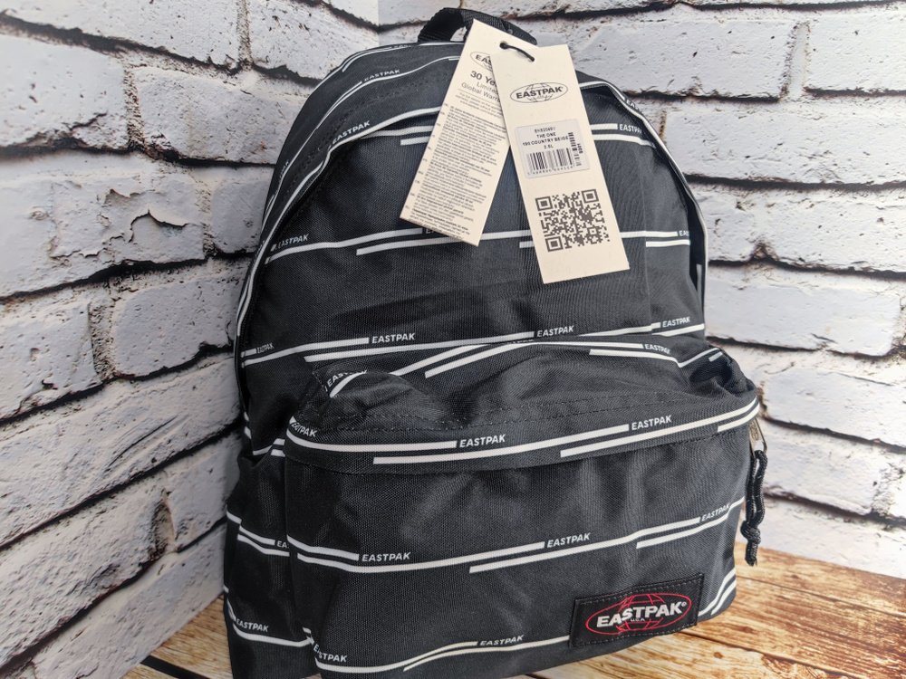 Рюкзак Eastpak Padded Pak'R Чёрный с полосками #1