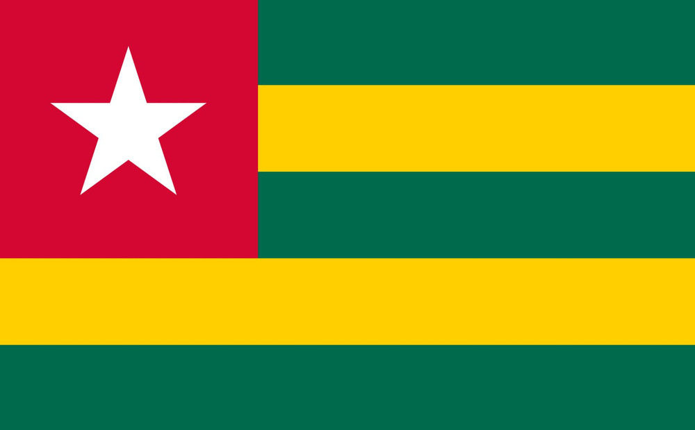Флаг Того 40х60 см #1