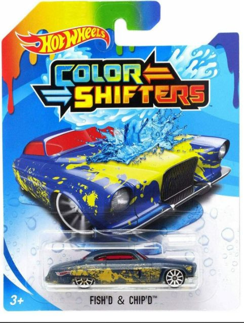 Машинка Hot Wheels Colour Shifters Fish'd & Chip'd / Хот Вилс меняющие цвет  #1