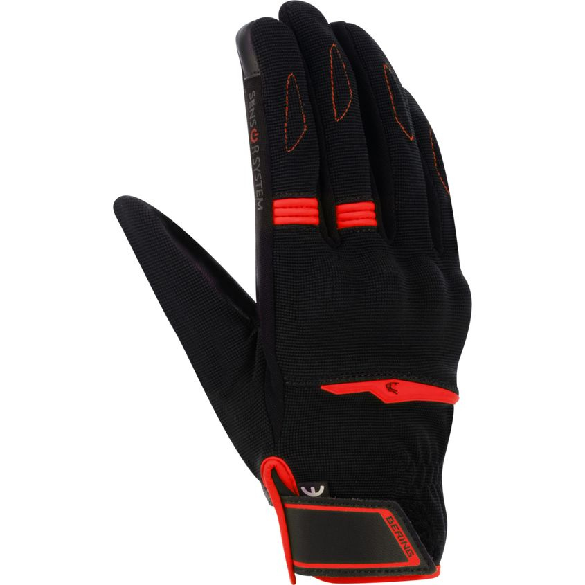 Мотоперчатки текстильные мужские Bering FLETCHER EVO Black/Red, T9 #1