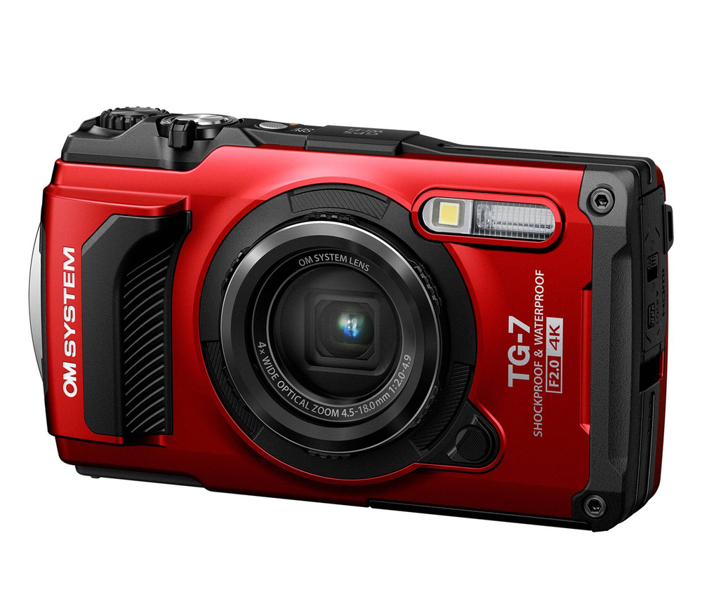 Компактный фотоаппарат OM System Tough TG-7, красный #1