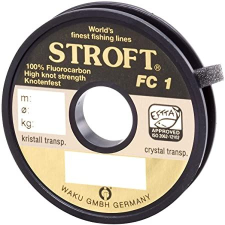 Stroft Флюорокарбоновая леска для рыбалки, размотка: 50 м,толщина: 0.10 мм  #1