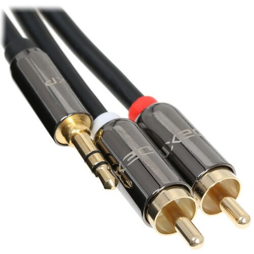 DEXP Аудиокабель 3.5 мм/RCA, 2 м, черный #1