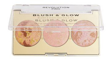 Палетка для макияжа лица Revolution Pro Blush & Glow Blush & Hilghlight Palette #1