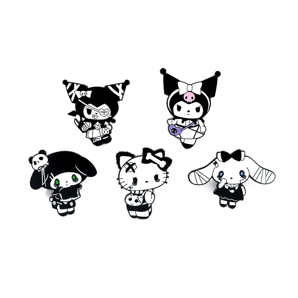 Sanrio Hello Kitty, Kuromi, Cinnamoroll Металлический значок на рюкзак 