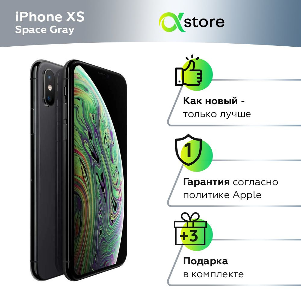 Apple Смартфон iPhone XS 4/512 ГБ, темно-серый #1