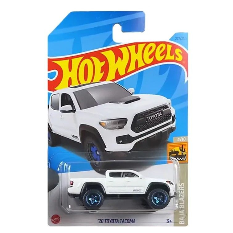 HKG75 Машинка металлическая игрушка Hot Wheels коллекционная модель 20 Toyota Tacoma белый  #1