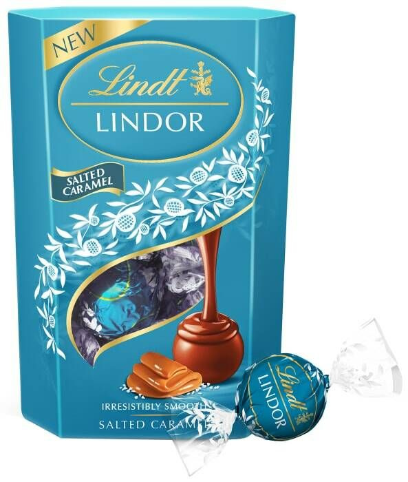 Конфеты Lindt Lindor Шоколадные трюфели с соленой карамелью / Salted Caramel 200 гр (Германия)  #1