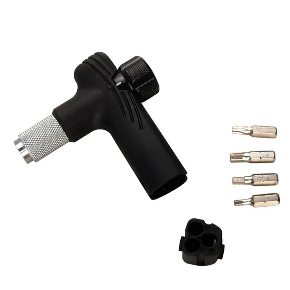 Динамометрический ключ для велосипеда Bikersay с битами 3,4,5 мм и T25 ...