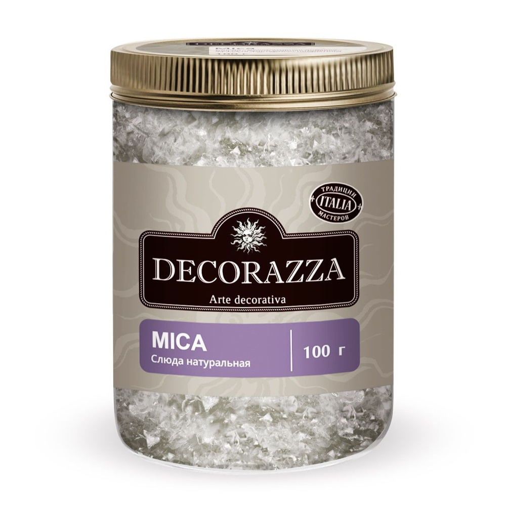 Добавка декоративная, слюда Decorazza Mica (100гр) #1