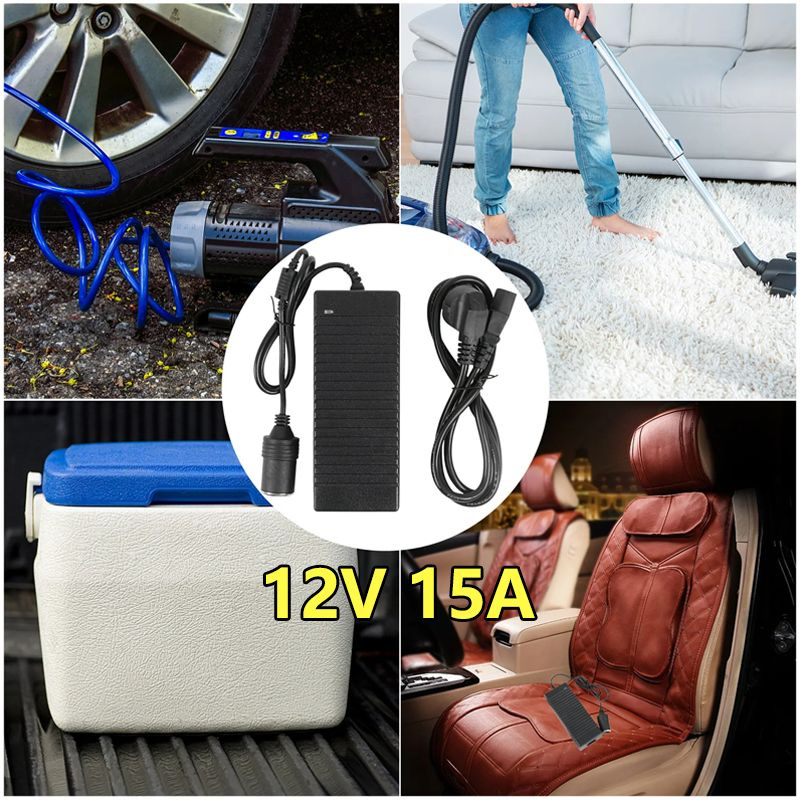 Адаптер сетевой (преобразователь) с гнездом прикуривателя 220В на 12В ...