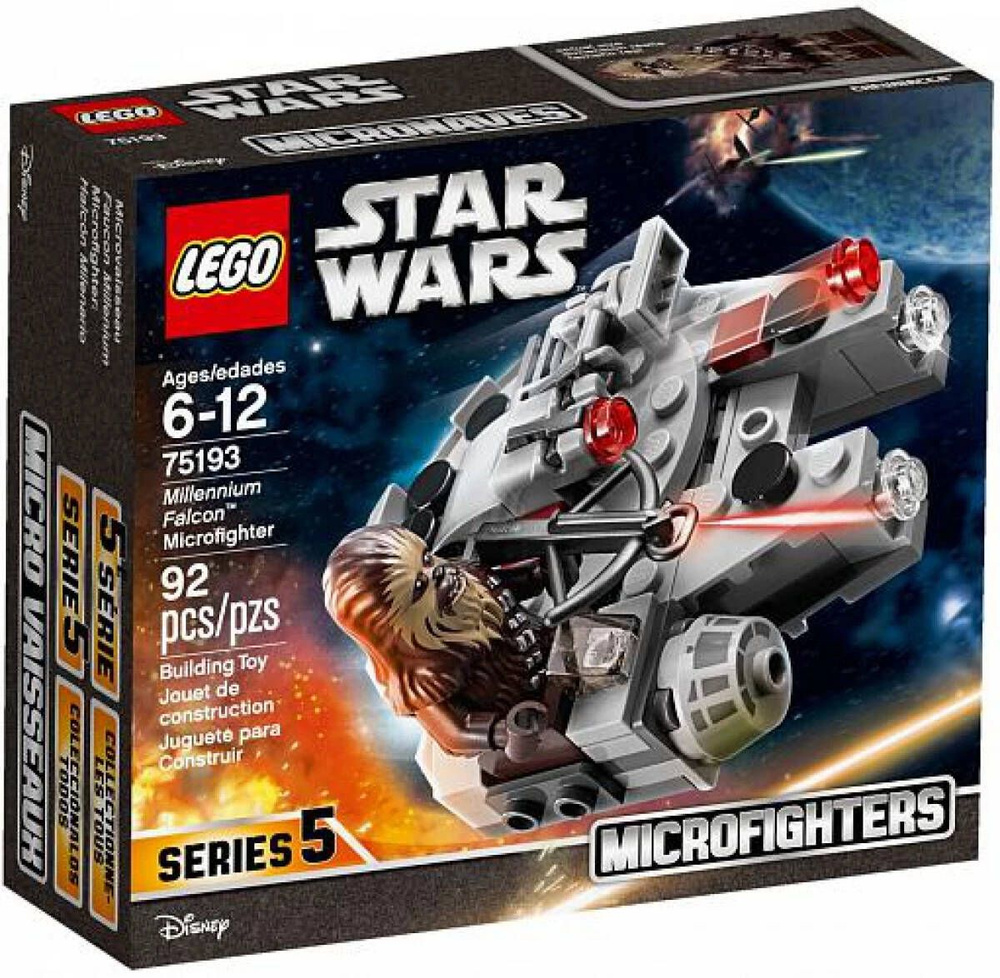 Конструктор LEGO Star Wars 75193 Микрофайтер Сокол Тысячелетия #1