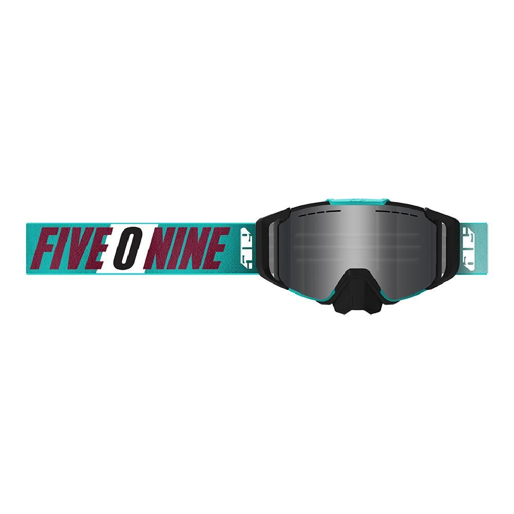 Зимние очки маска для снегохода и мотоцикла 509 Sinister X6 без подогрева, Teal Maroon  #1