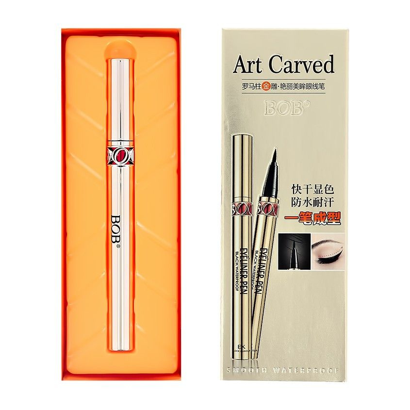 Подводка для глаз BOB ART CARVED EYELINER водостойкая черная #1