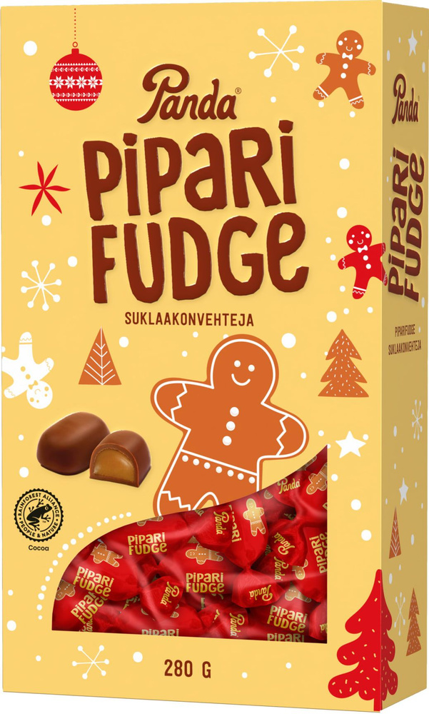 Шоколадные конфеты Ирис со вкусом печенья PIPARI fUDGE Panda 280 гр  #1