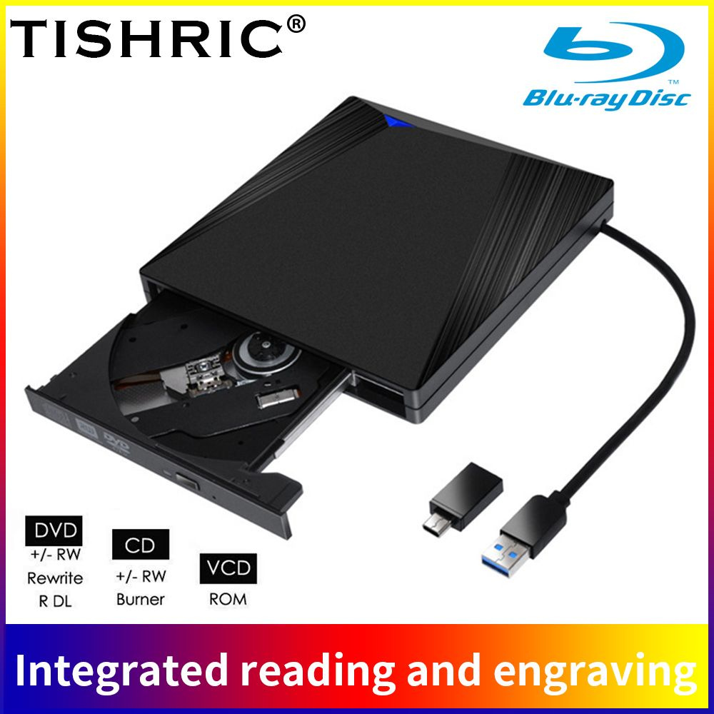 Внешний Blu - ray накопитель TISHRIC 3D Ultra Reader Карточка ...