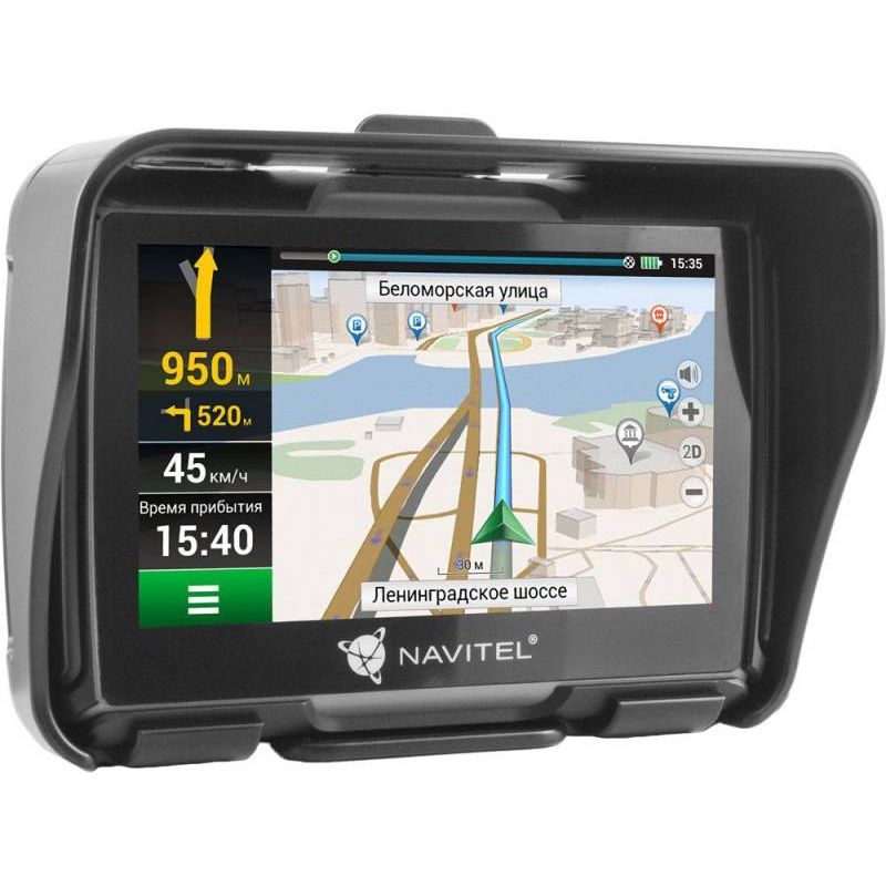 Навигатор Автомобильный GPS Navitel G550 Moto 4.3" 480x272 8Gb microSD черный Navitel  #1