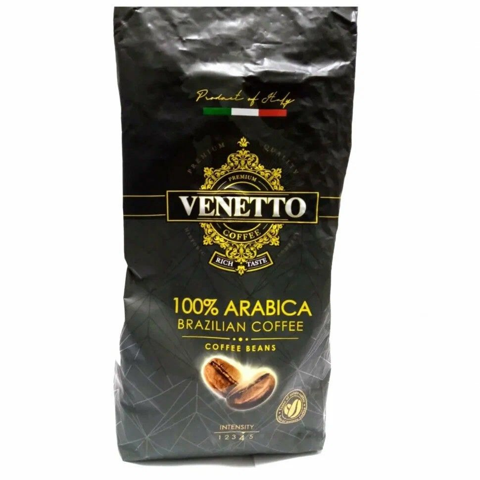 Кофе в зернах VENETTO Arabica 250гр - 1 шт #1