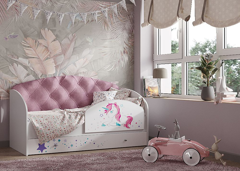 Аксис Комплект мебели для детской, розовый #1