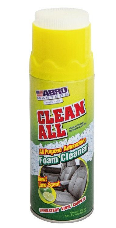 Очиститель универсальный "ABRO" (400 мл) (пенный, с ароматом лайма)  #1