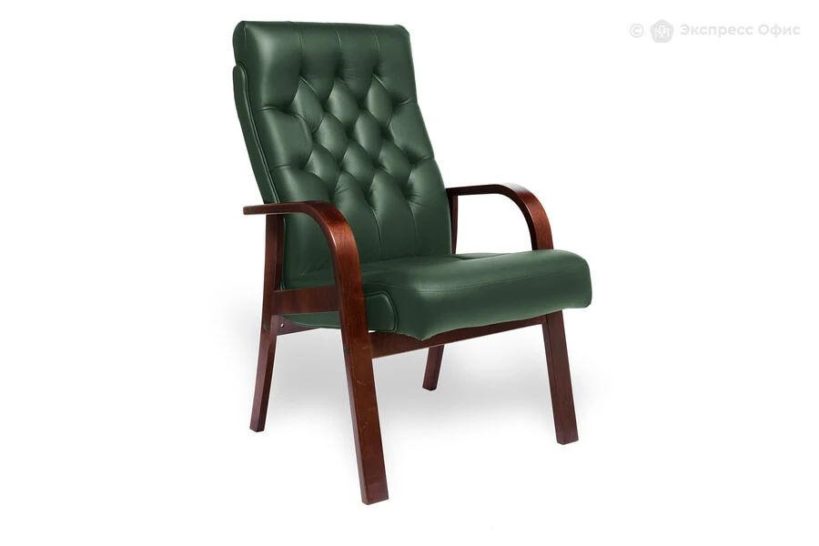 Офисное кресло DARWIN D кожа зеленый #1