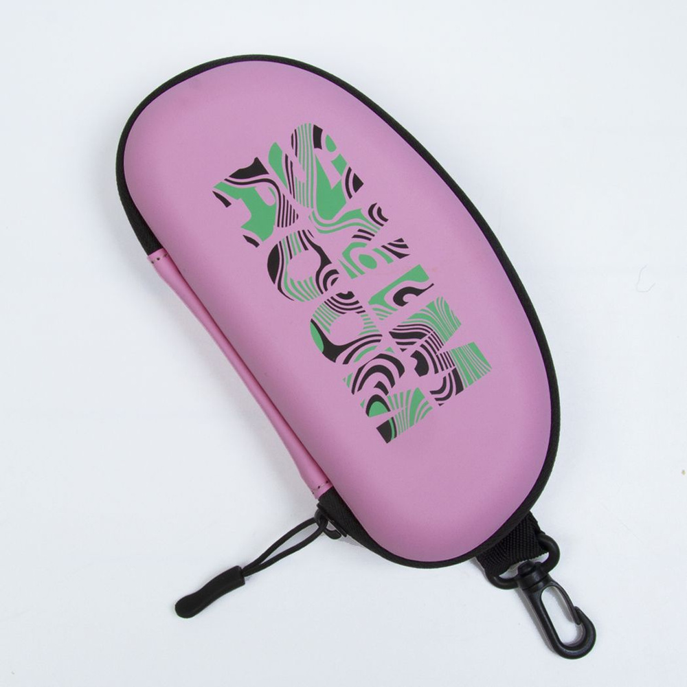 Чехол / футляр для плавательных очков и шапочки SwimRoom "Swim Case 2.0", Розовый с зеленым  #1