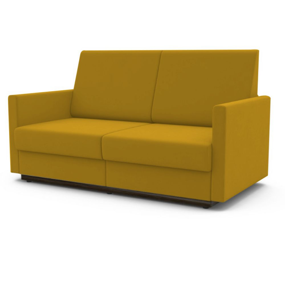 Диван-кровать Стандарт + ФОКУС- мебельная фабрика 140х80х87 см песочно-коричневый  #1