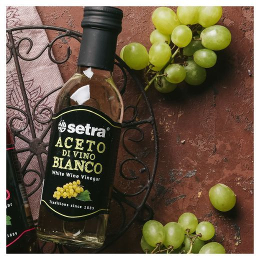 Уксус SETRA из белого вина натуральный 4% 250мл #1