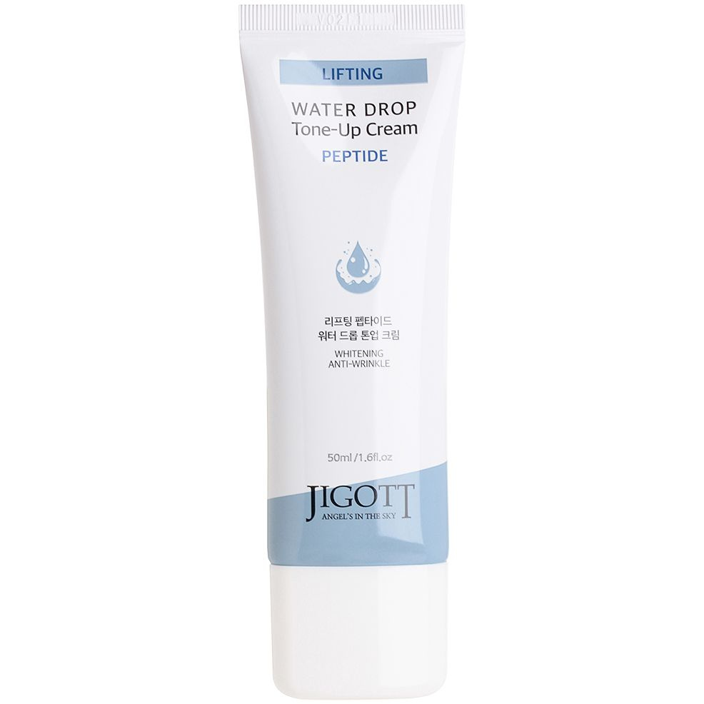 Jigott Крем-лифтинг для кожи лица с пептидами Lifting Peptide Water Drop Tone Up Cream, 50 мл  #1