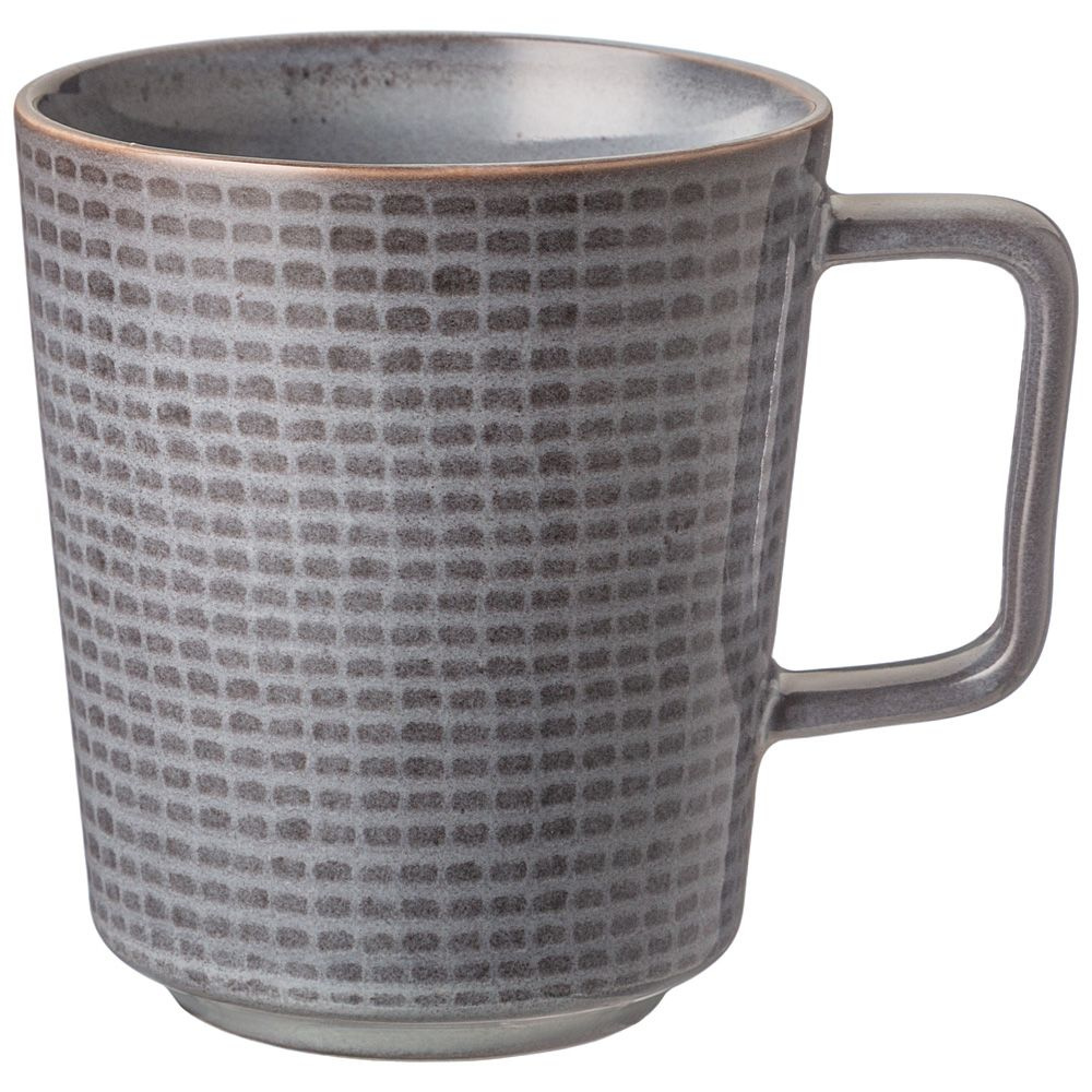 Кружка керамическая для чая / кофе BRONCO "GRAPHITE" 400 мл #1