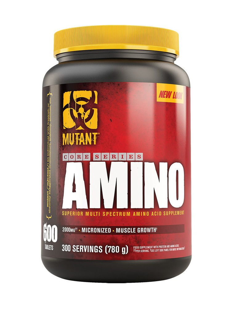 Аминокислотный комплекс Mutant AMINO Tablets 1300 мг 600 шт #1