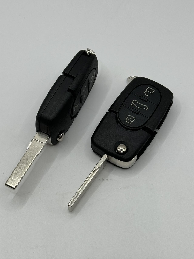 Корпус выкидного ключа VolksWagen HU-AAP HU66 3кн.батарCR1616 #1
