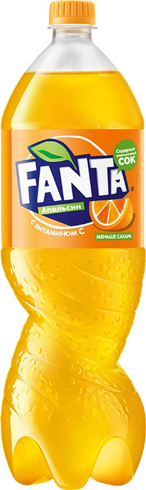 Напиток газ Фанта апельсин Кока Кола Инт п/б, 1,5 л (в заказе 1 штука)  #1