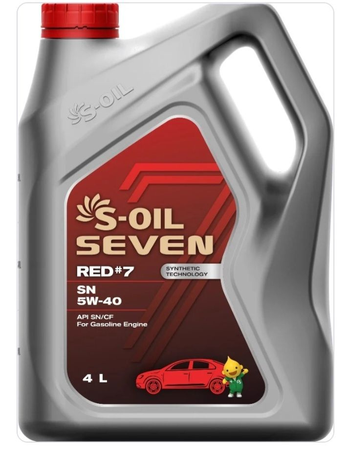 S-OIL SEVEN s oil 5W-40 Масло моторное, Полусинтетическое, 4 л #1