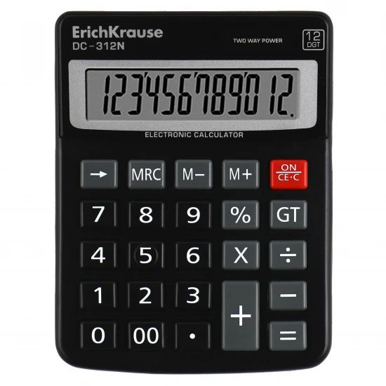 Калькулятор настольный, 12 разрядов, 130*100*25 мм, 1 шт. в заказе  #1