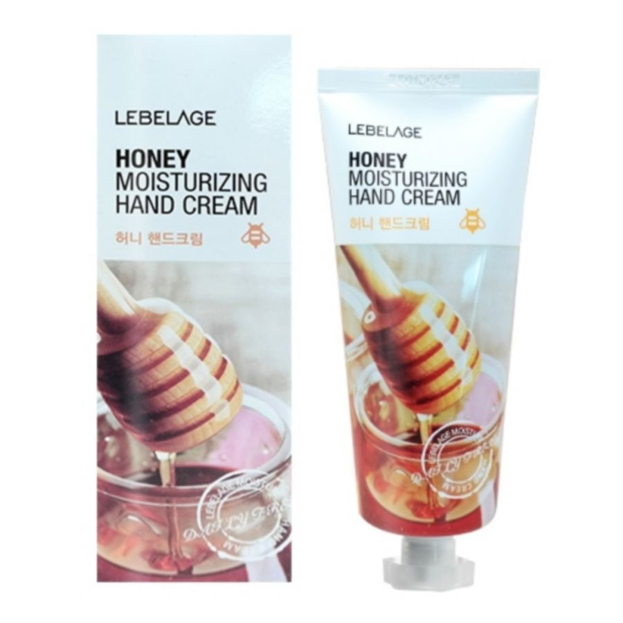 Крем для рук с медом HONEY MOISTURIZING HAND CREAM 100 мл, Lebelage ...