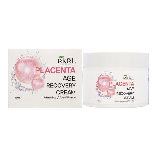 Антивозрастной крем для лица Ekel Age Recovery Cream Placenta с экстрактом плаценты 100 г  #1