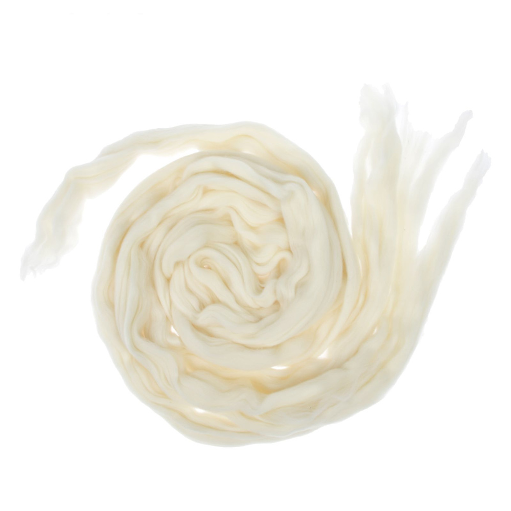 Лента гребенная для рукоделия "Троицкая фабрика" 100г Отбелка 100% ...