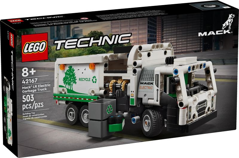 Конструктор LEGO Technic 42167 Электрический мусоровоз Mack #1