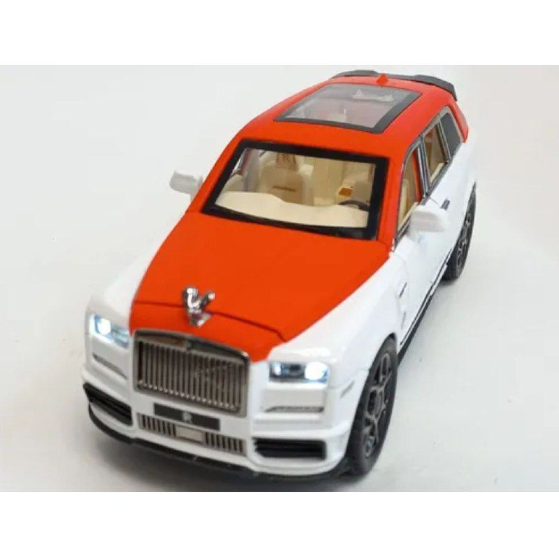 Металлическая машинка игрушка 1:24 Rolls-Royce (Роллс-Ройс ) 20 см, инерционная, свет, звук,  #1