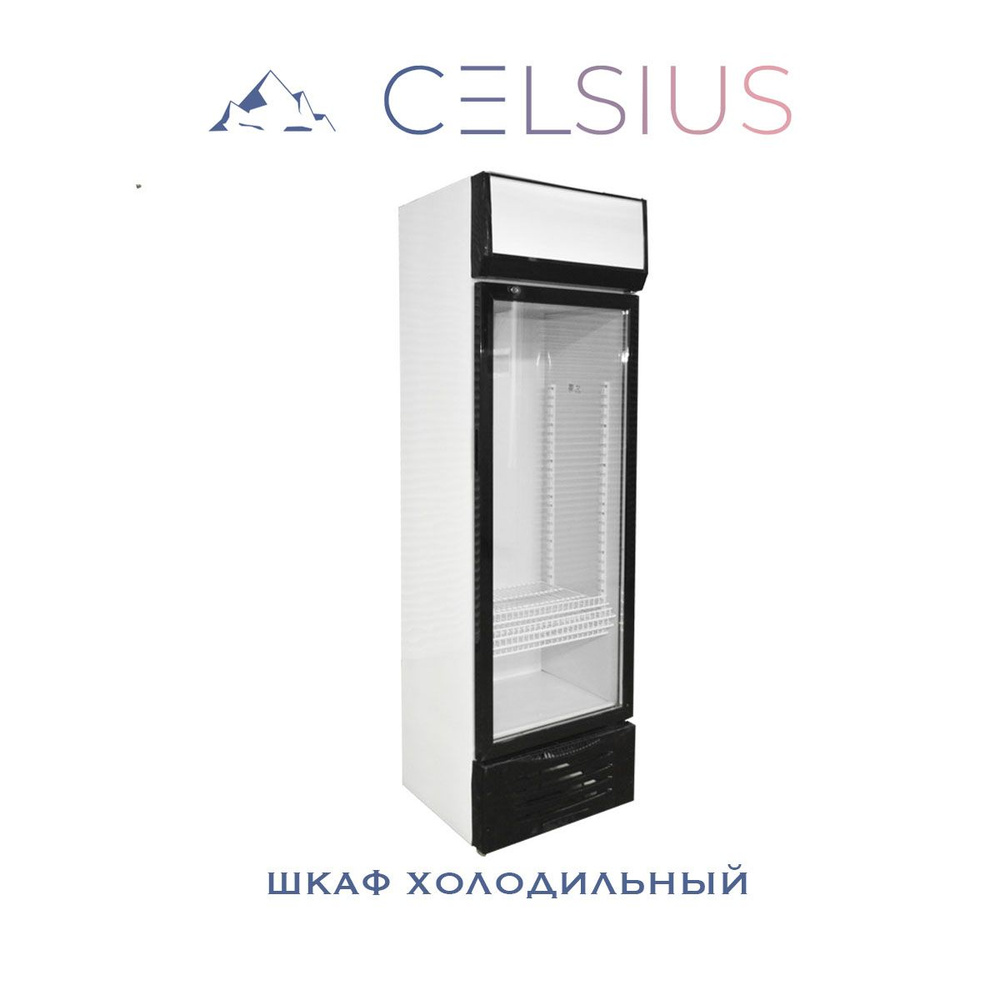 Celsius Холодильный шкаф BF260, белый, черный #1