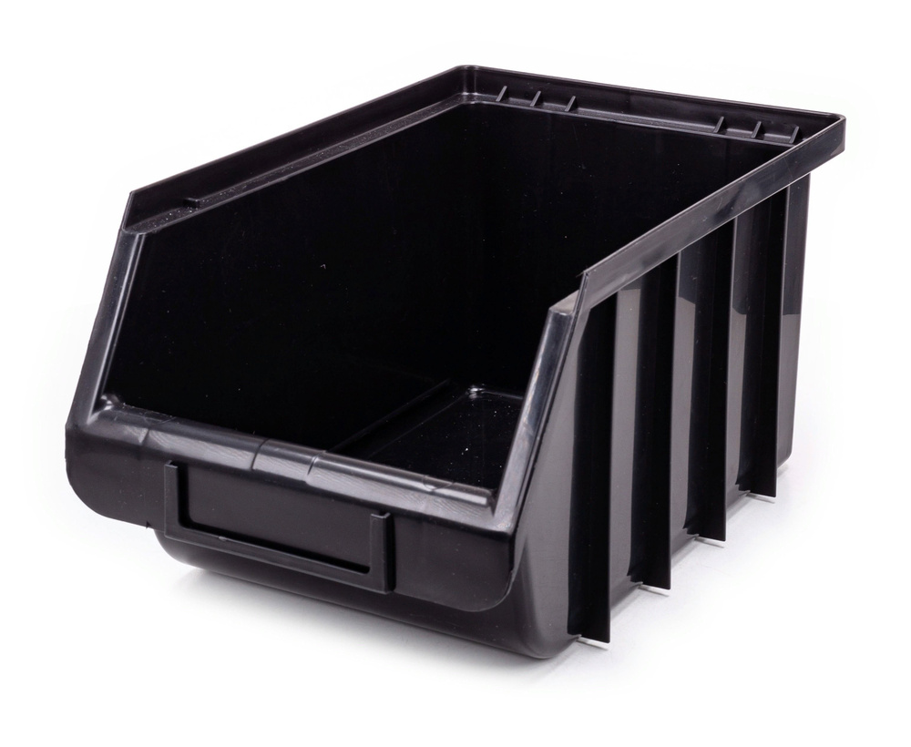 Ящик для хранения метизов Альтернатива пластик черного цвета 250x160x130мм / органайзер для вещей  #1
