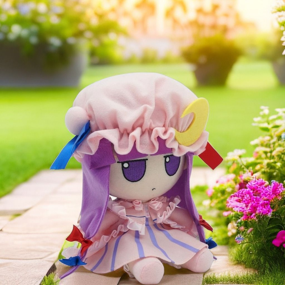 Аниме Мягкие Игрушки TouHou Project Fumo Patchouli Knowledge / Пачули Нолидж Игрушка Антистресс 20 CM #1