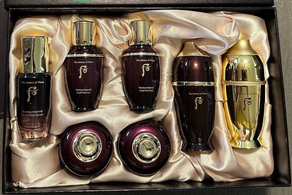 Премиальный набор антивозрастной косметики The history of Whoo Hwanyu Imperial 7 pcs Gift Kit  #1