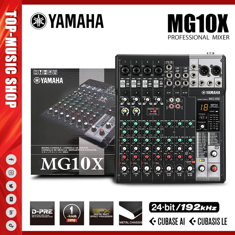 Yamaha MG10X Профессиональный миксер Маленькая производительность Аудиоконсоль  #1