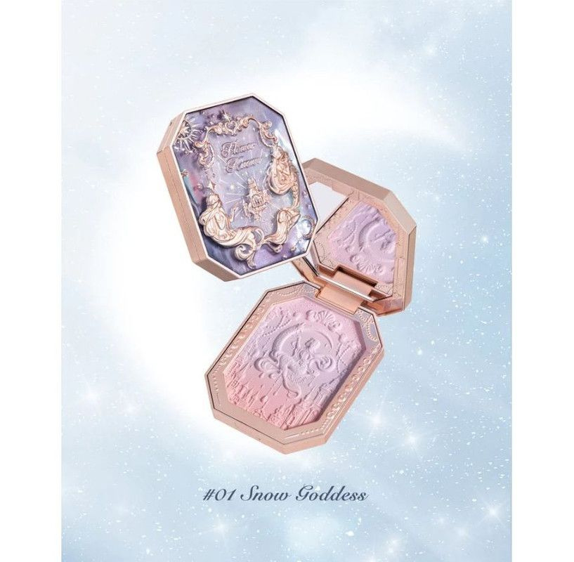 Flower Knows Палетка румян Moonlight Mermaid Jewelry, #01 Snow Goddess, 5 г #1
