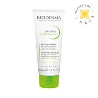 Bioderma Sebium гель для умывания гуммирующий с микрогранулами для жирной и проблемной кожи лица, 100 мл